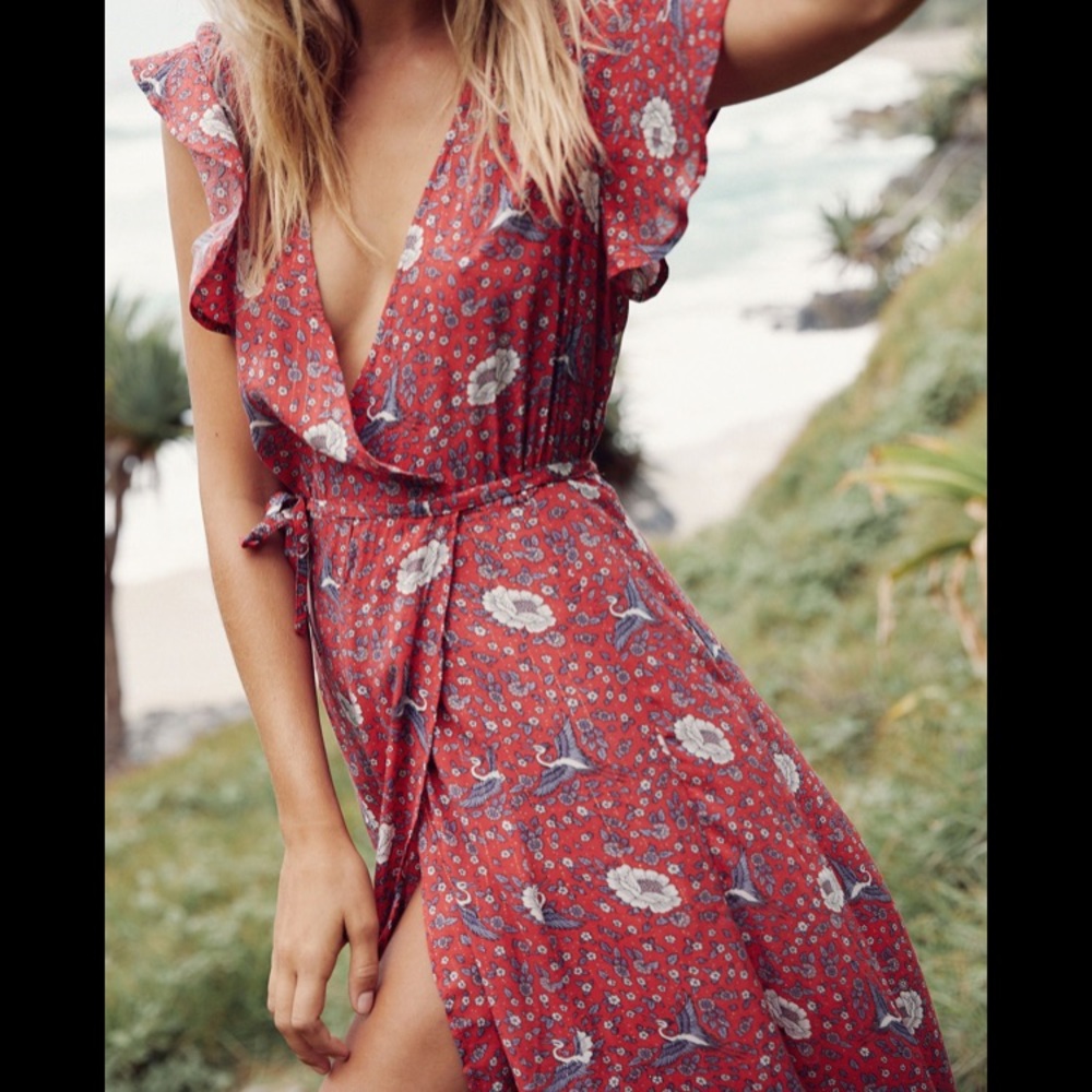 Auguste the Label: Red mini dress. Size 6/Small